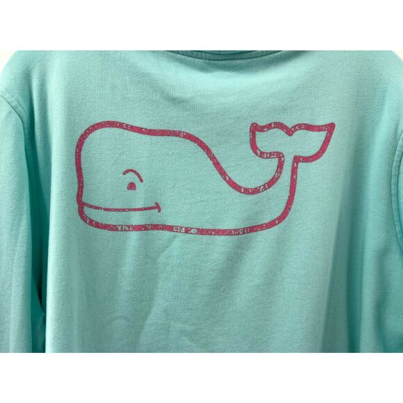 Vineyard Vines Women's Green Long Sleeve Mock Neck Pullover Sweatshirt Large - Picture 8 of 8
